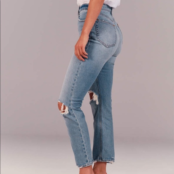 Ultra High Rise Ankle Straight Jeans - Picture 6 of 8